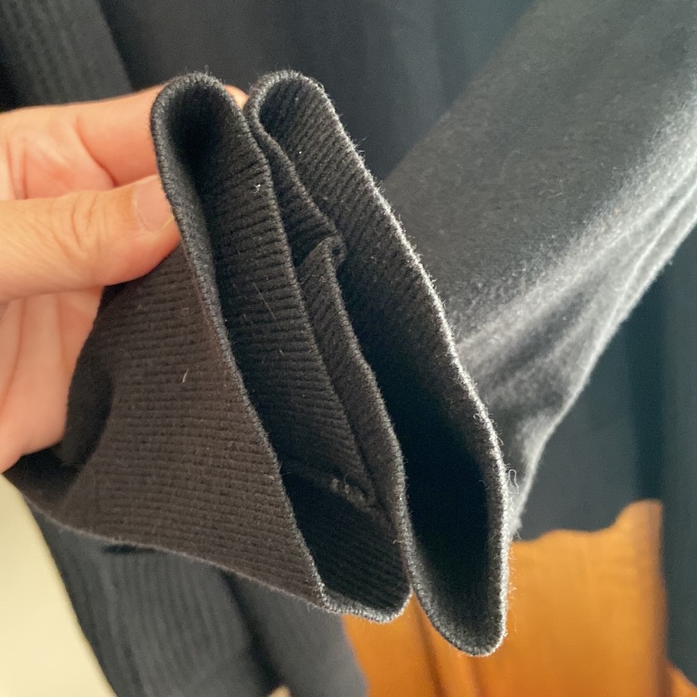 MICHAEL Michael Kors Black Open-Front Ribbed Cardigan - Picture 6 of 6